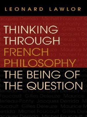 cover image of Thinking through French Philosophy
